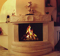 Ippocampo fireplace